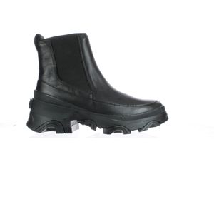 SOREL Womens Brexa Black Chelsea Boots Size 9